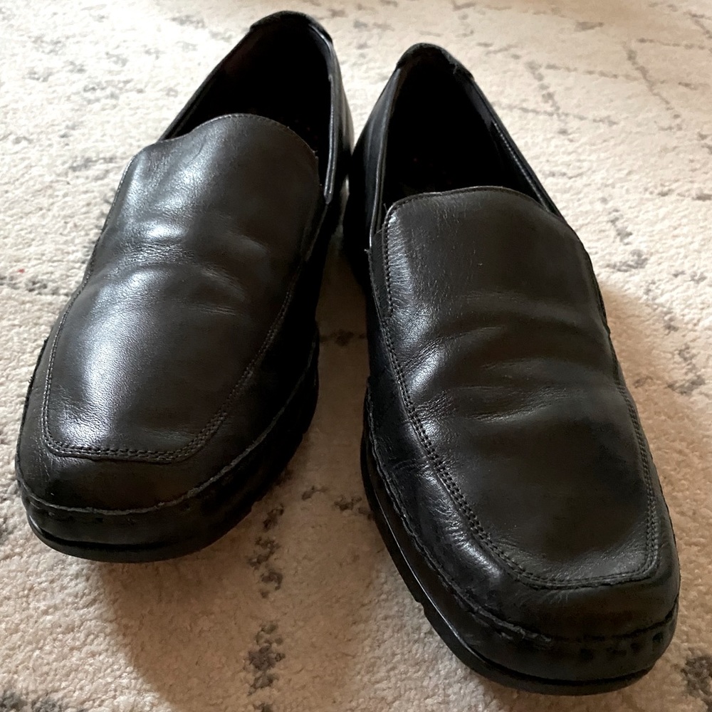 Mens Luxury Mephisto Leather Slip-On Shoes 11.5